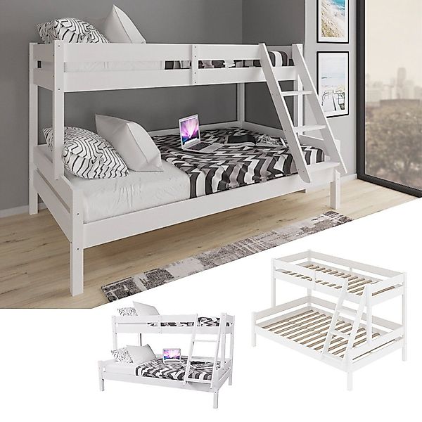 VitaliSpa® Etagenbett Everest, Weiß, 120x200 / günstig online kaufen