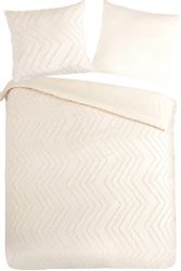 PURE luxury collection Bettwäsche "Zigzag" 2 Stk. tlg. Mikrofaser, 135x200, günstig online kaufen
