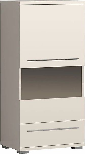 Places of Style Highboard "Piano Vitrine", UV lackiert, Soft-Close Funktion günstig online kaufen