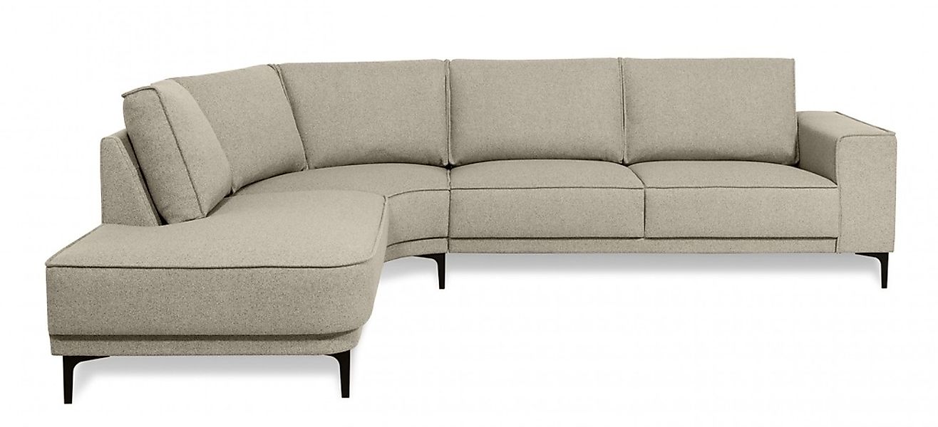 Places of Style Ecksofa »Casina«, mit abgerundeter Ottomane, in einem weich günstig online kaufen