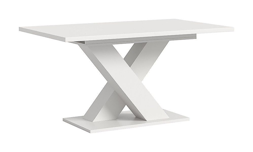 xonox.home Esstisch Esstisch Motion, ausziehbar, X-Fußgestell, weiß, 150(19 günstig online kaufen