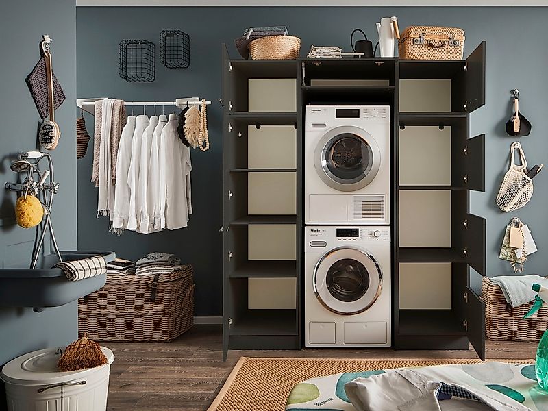 Laundreezy Mehrzweckschrank-Set "LAUNDREEZY LDLK3", Breite 167,5 cm günstig online kaufen