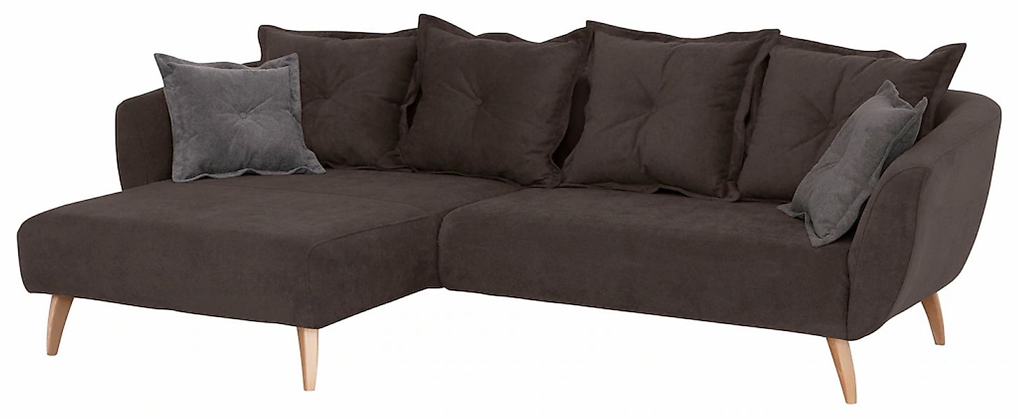 Home affaire "Baggio formschöne Polsterecke, bequem, Breite 277cm, L-Form" günstig online kaufen