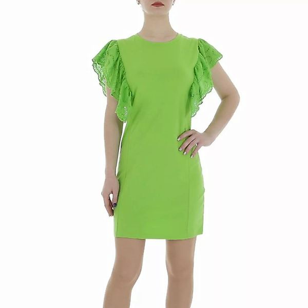Ital-Design Sommerkleid Damen Freizeit (86164405) Stretch Minikleid in Grün günstig online kaufen