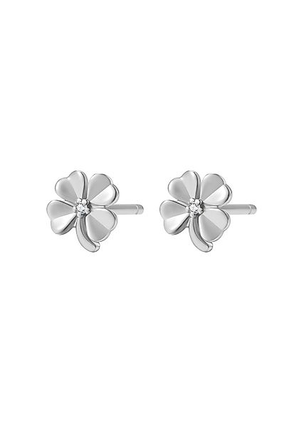 Hey Happiness Paar Ohrstecker Kleeblatt, 18K günstig online kaufen