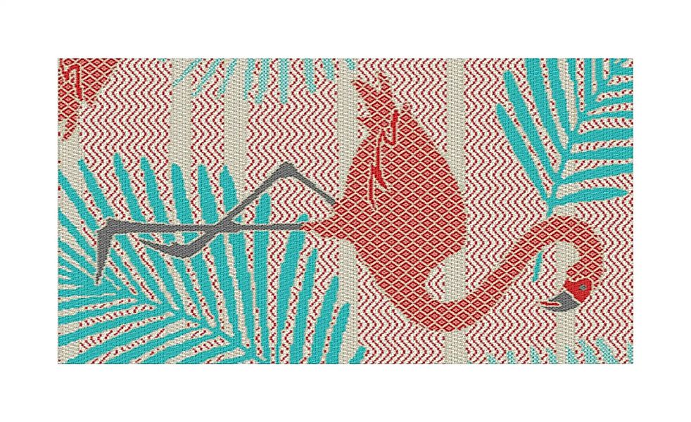 In- und Outdoor Webteppich  Pool-Party ¦ mehrfarbig ¦ Synthetische Fasern ¦ günstig online kaufen