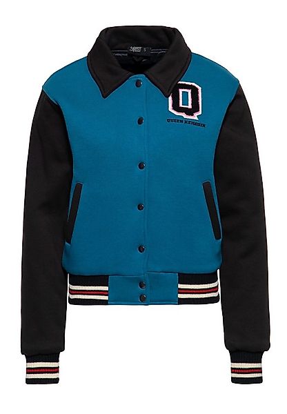 QueenKerosin Collegejacke Rockabilly Kitten (1-St) mit Rückenstickerei günstig online kaufen