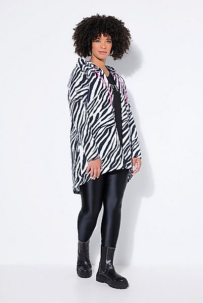 Angel of Style Sweatjacke Sweatjacke offene Passform Animal-Muster Kapuze günstig online kaufen