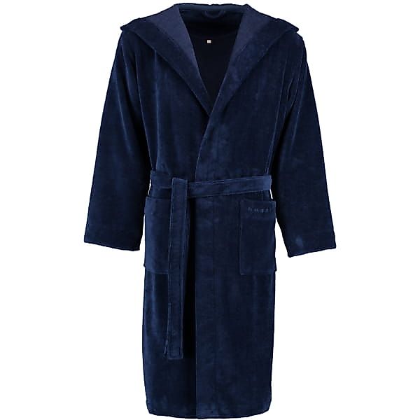 bugatti Herren Bademantel Kapuze Roberto - Farbe: marine blau - 493 - XL günstig online kaufen