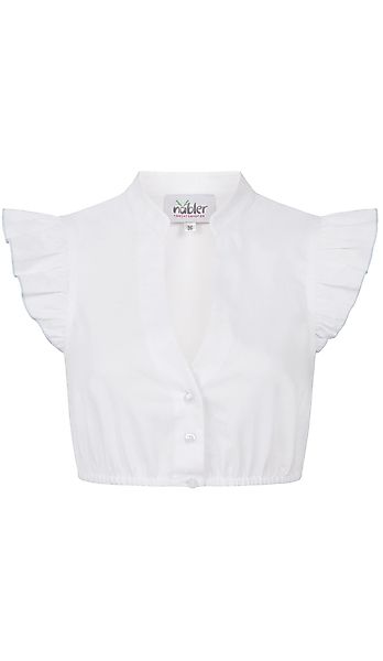 Nübler Dirndlbluse Dirndlbluse Carla Kurzarm in günstig online kaufen