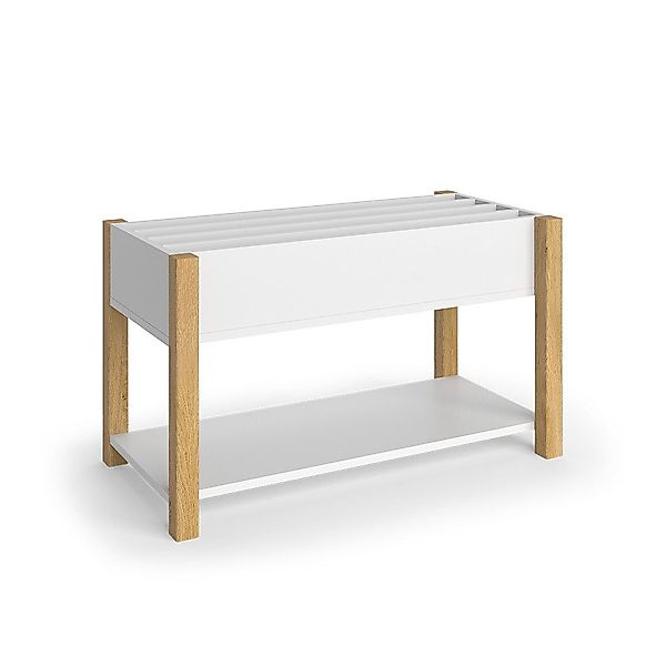 VitaliSpa® Bücherregal Malia, Weiß/Eiche, 80 x günstig online kaufen