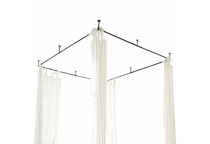 Mirabeau Gardinenstange Betthimmel Giroux schwarz, Ø 0 mm, Eisen günstig online kaufen