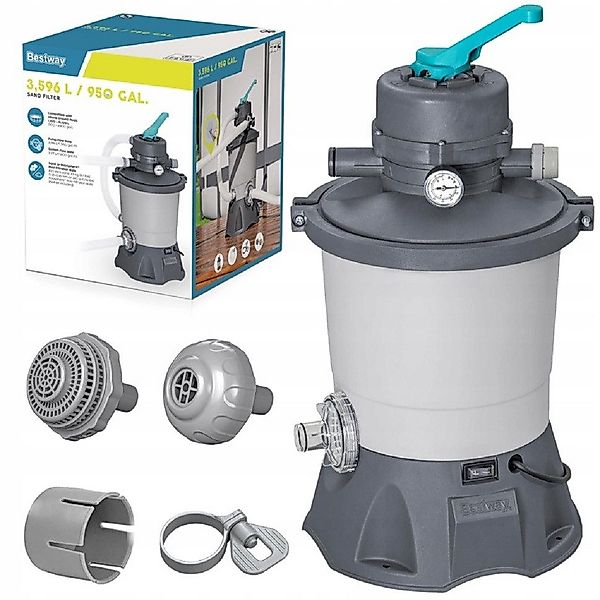 Bestway Sandfilteranlage Sandpumpe, Sandfilterpumpe, Poolpumpe, Sandfiltera günstig online kaufen