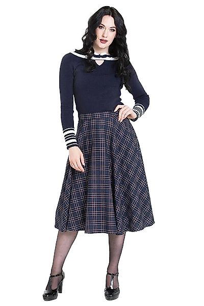 Hell Bunny A-Linien-Rock Peebles 50's Skirt günstig online kaufen