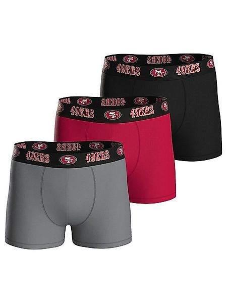 HUDDLE Boxer San Francisco 49Ers (3-St) Boxershorts, Herren Unterhose günstig online kaufen
