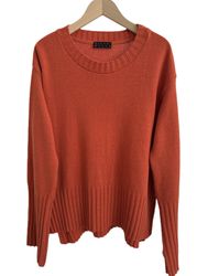 Zuckerwatte Rundhalspullover schöne Rippstrickdetails, aus wertiger günstig online kaufen