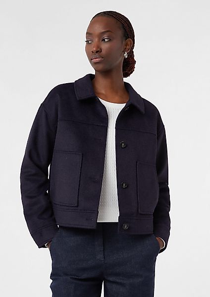 comma Funktionsjacke Outdoor-Jacke Weiche Wollmix-Jacke mit günstig online kaufen