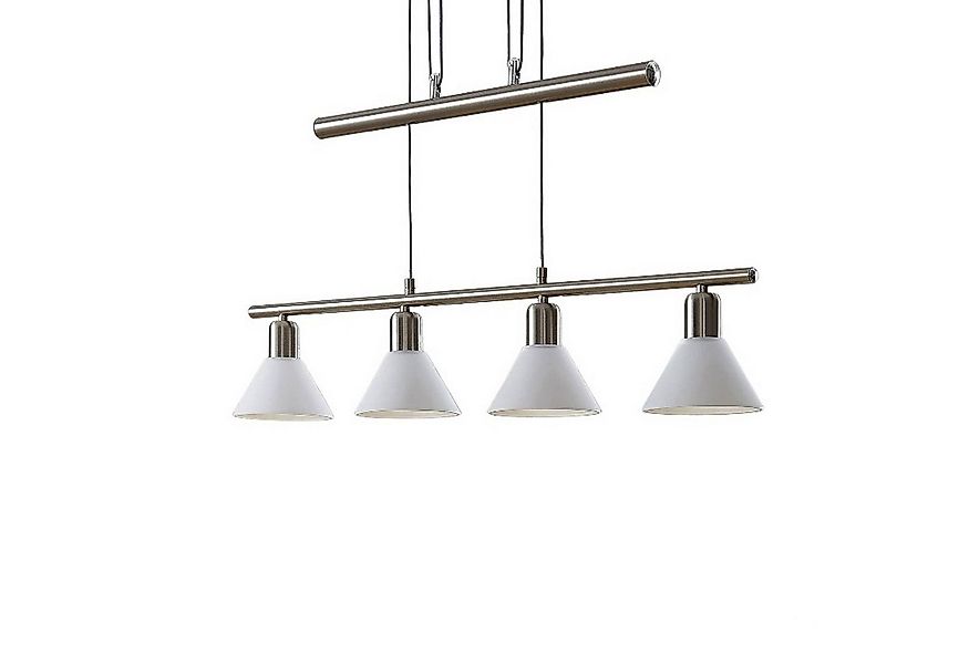 Lindby Hängeleuchte Delira, Metall, Alu IP20, 4 x 40 W günstig online kaufen