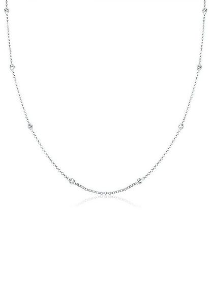 Elli Kette mit Anhänger Solitär Basic 925 Silber, mit Kristallen von Swarov günstig online kaufen