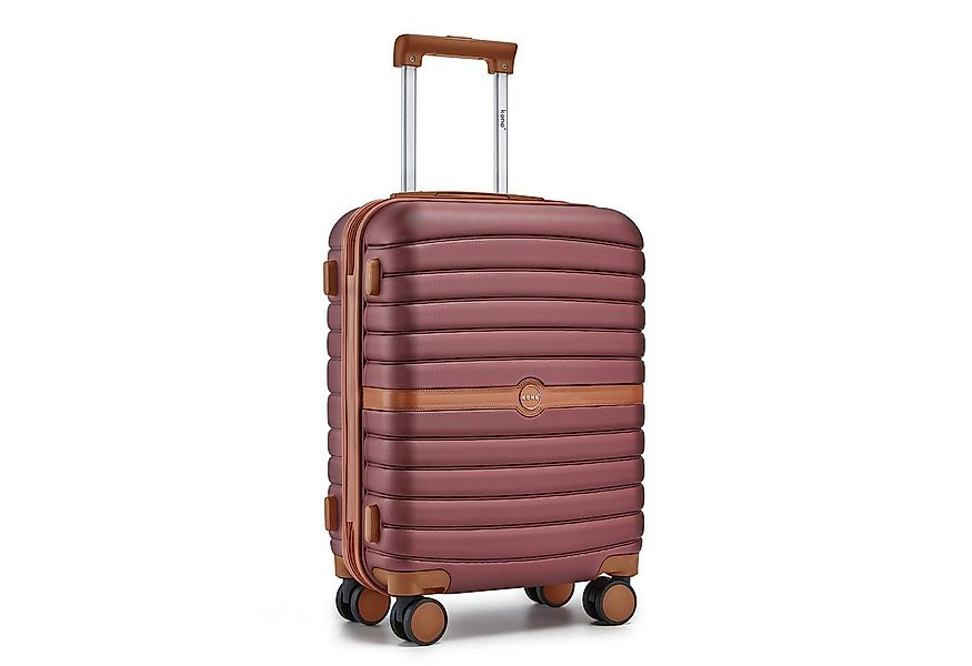 KONO Handgepäckkoffer Koffer Trolley ABS+PC Hartschalenkoffer günstig online kaufen