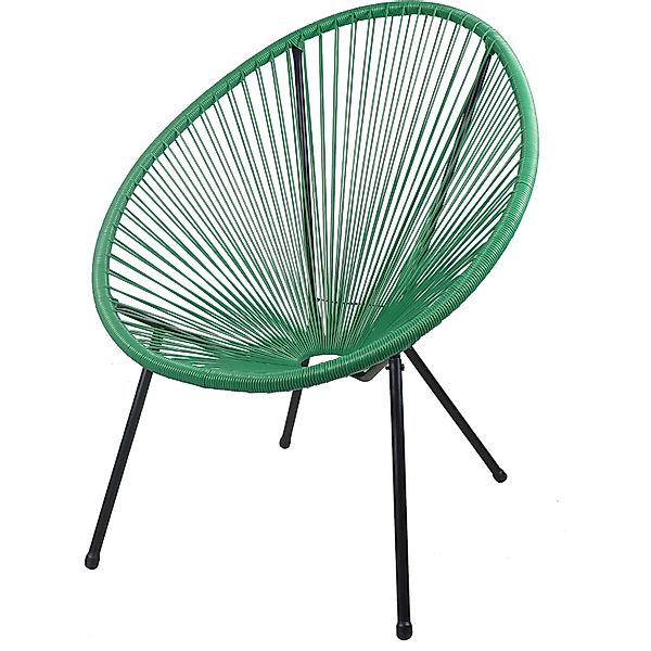 Garden Pleasure Relaxsessel DALIDA Stahl Grün 2er Set günstig online kaufen