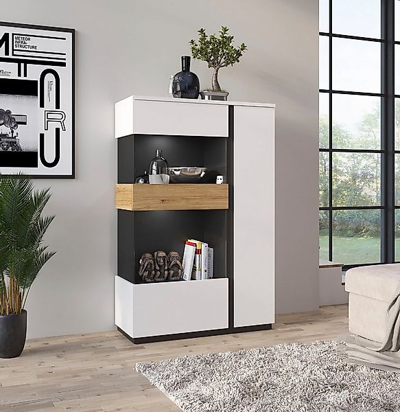 Home affaire Vitrine "Novena" Höhe 150 cm günstig online kaufen