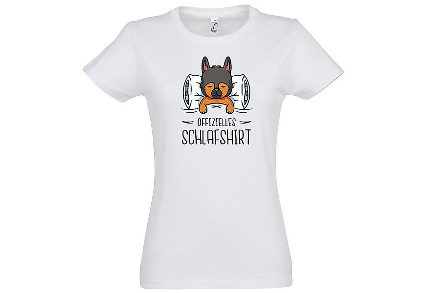 Youth Designz T-Shirt Offizielles Schlafshirt Hundewelpen Damen Shirt mit m günstig online kaufen