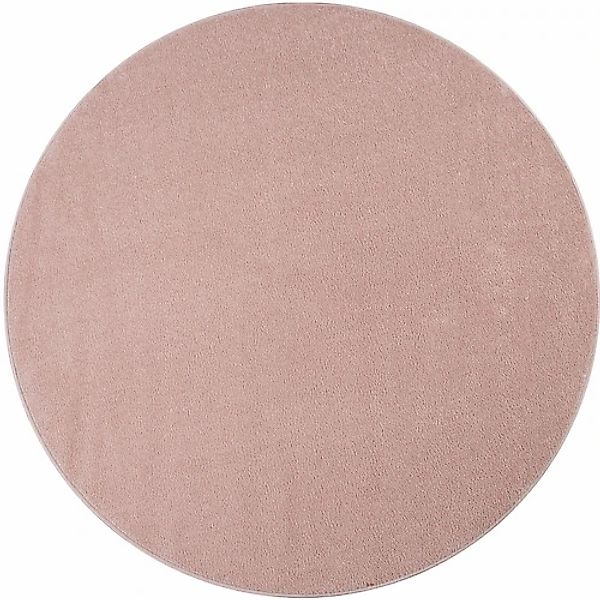 Paco Home Teppich »Porto 890«, rund, 13 mm Höhe, Kurzflor, Uni-Farben, idea günstig online kaufen