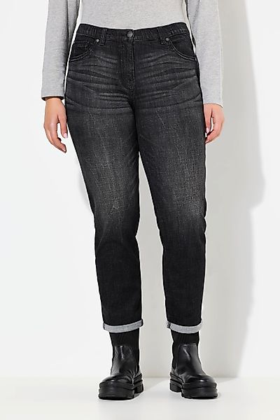 Ulla Popken Regular-fit-Jeans Boyfriend-Jeans weites Bein günstig online kaufen