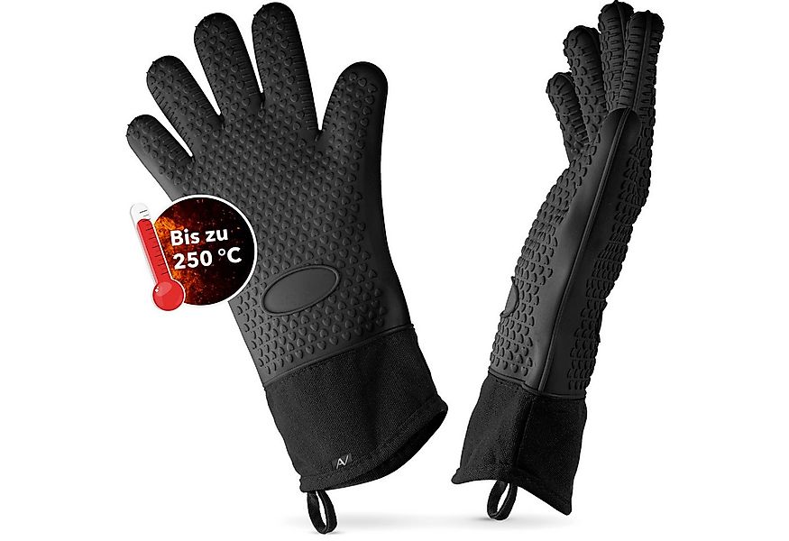 AVANA Topfhandschuhe Silikon Ofenhandschuhe Hitzebeständige Kochhandschuhe günstig online kaufen