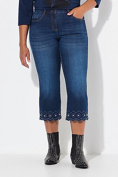 Angel of Style Regular-fit-Jeans 7/8-Jeans Flared Fit Lochstickerei 5-Pocke günstig online kaufen