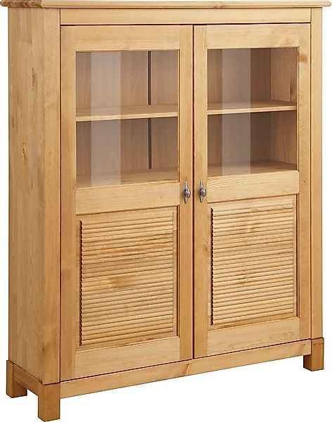 OTTO home Highboard Rauna, Vitrine, Breite 111,6 cm, aus massiver Kiefer günstig online kaufen