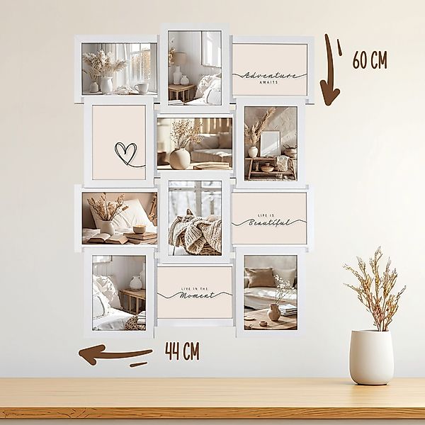 Wackadoo Living Bilderrahmen Collage Holzbilderrahmen Galerie mit Glas und günstig online kaufen