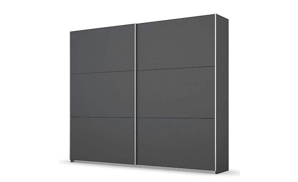 Schwebetürenschrank  Acton ¦ grau ¦ Maße (cm): B: 218 H: 210 Schränke > Kle günstig online kaufen