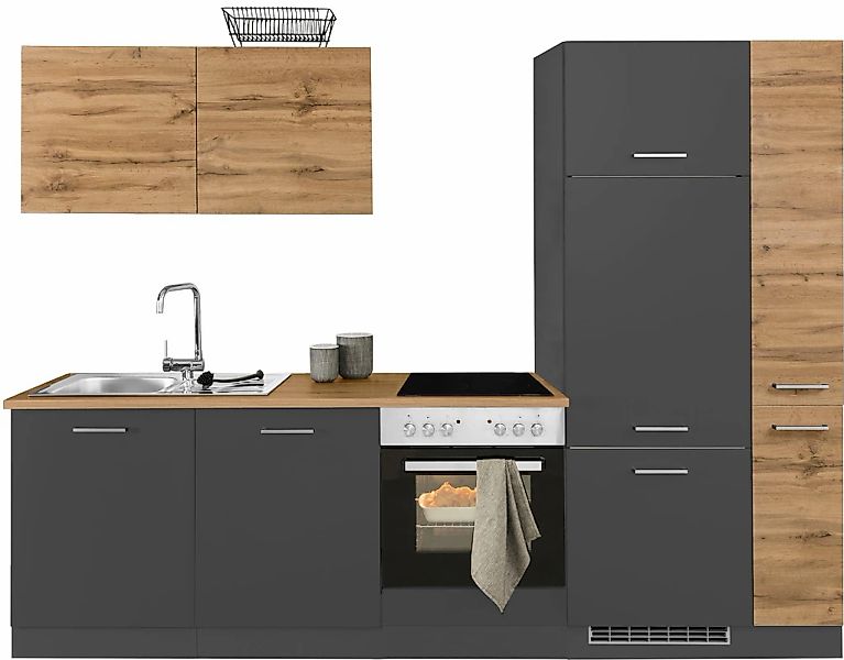 KOCHSTATION Küchenzeile "KS-Kehl" ohne E-Geräte, Breite 270 cm, für Kühlsch günstig online kaufen