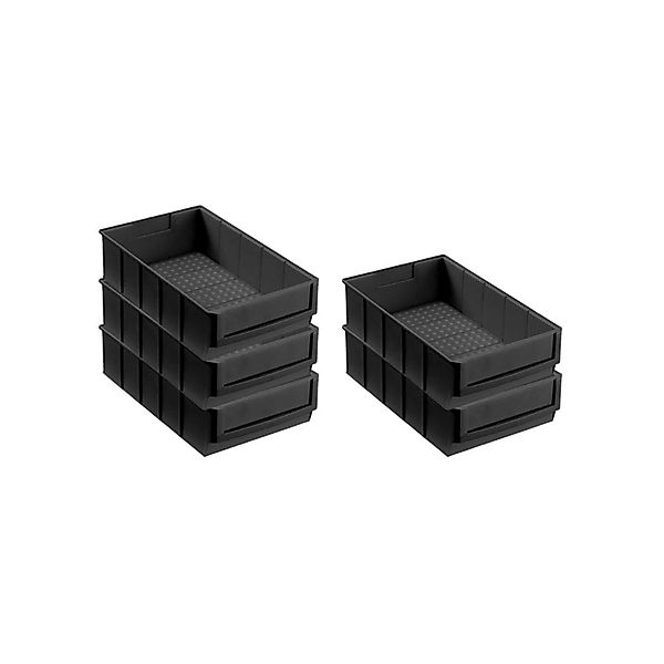 PROREGAL SparSet 5x Leitfähige Industriebox 300 B HxBxT 8,1 x 18,3 x 30 cm günstig online kaufen