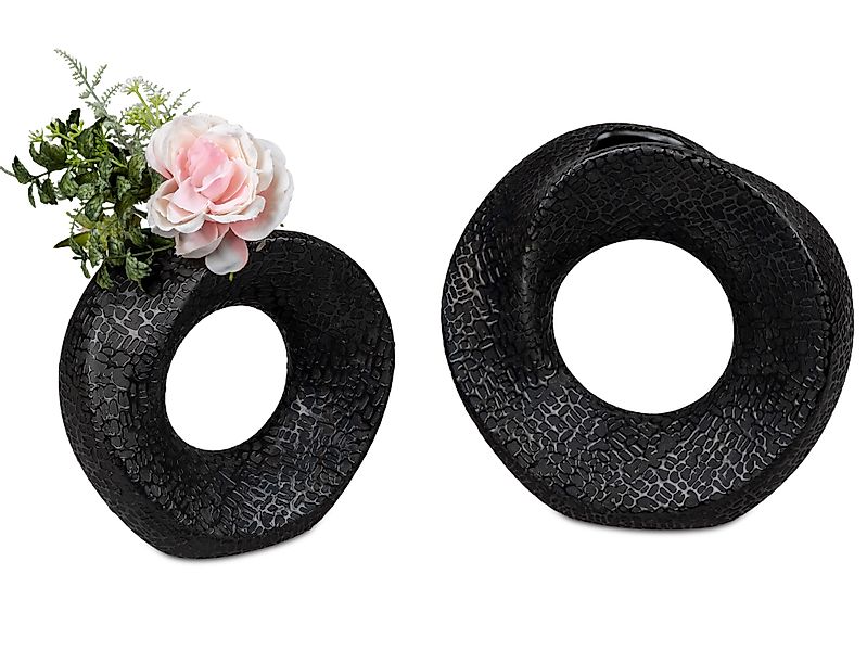 formano Dekovase Modern Black, Farbe: Schwarz, günstig online kaufen