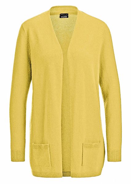 GOLDNER Strickjacke "Langarm Feinstrick-Cardigan" günstig online kaufen