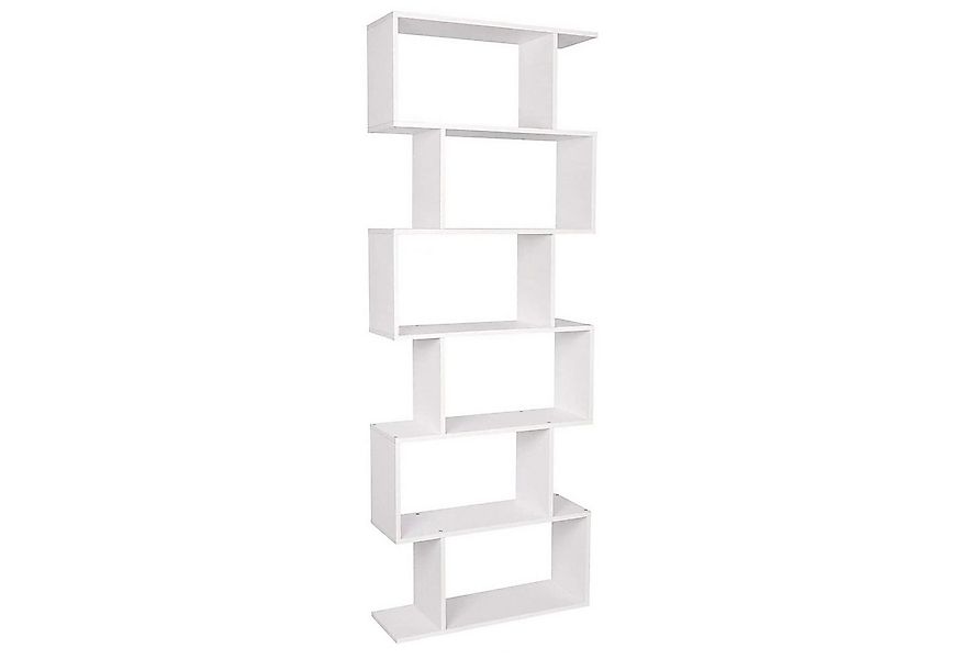 Mondeer Bücherregal Standregal, Würfelregal, 6 Fächer, Weiß günstig online kaufen