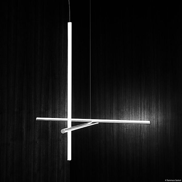 FLOS Coordinates C1 LED-Deckenleuchte, argent moon günstig online kaufen