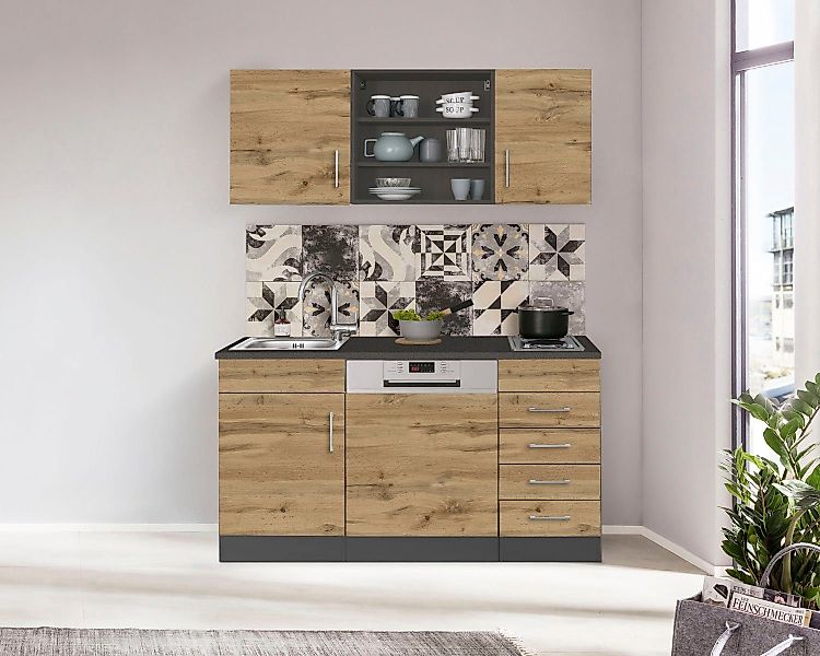 KOCHSTATION Pantryküche KS-Mali, Breite 150 cm, günstig online kaufen