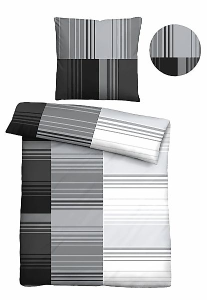 Castell - Markenbettwäsche Bettwäsche "0460124" 2 Stk. tlg. Polycotton, hau günstig online kaufen