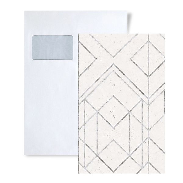 PROFHOME 1 MUSTERSTÜCK S-378691-GU DIN A4 MUSTER der Geometrischen Tapete günstig online kaufen