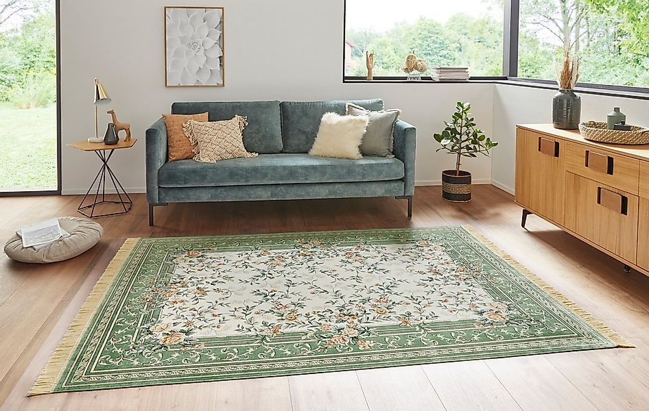 HANSE Home Teppich Antik Flowers, rechteckig, Höhe: 5 mm, Orientalisch mit günstig online kaufen