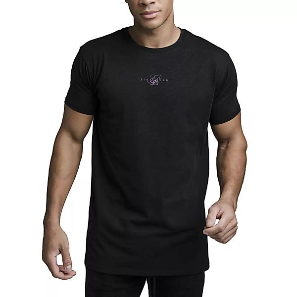 Siksilk Back Fade Back Print Kurzärmeliges T-shirt M Black / Pink Fade günstig online kaufen