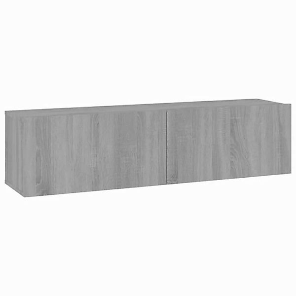 furnicato TV-Schrank TV-Wandschrank Grau Sonoma 120x30x30 cm Holzwerkstoff günstig online kaufen