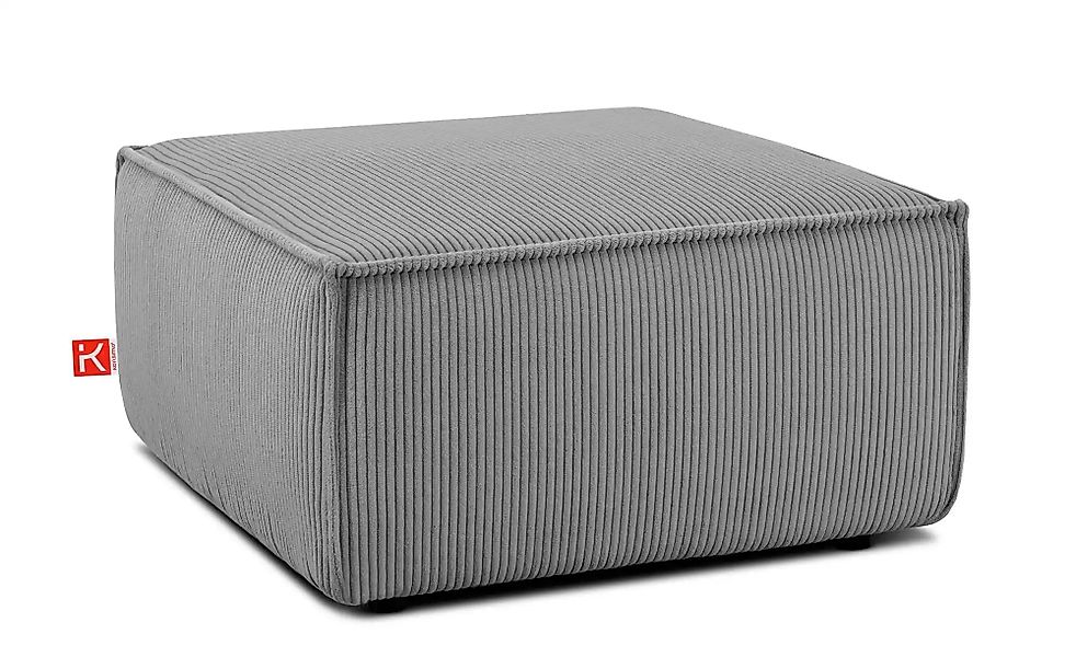 KONSIMO Hocker  Napi ¦ grau ¦ Maße (cm): B: 83 H: 45 Polstermöbel > Hocker günstig online kaufen