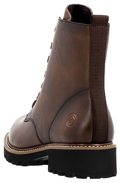 Remonte Schnürstiefelette "Remonte Stiefelette Glattleder" günstig online kaufen