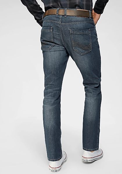 TOM TAILOR 5-Pocket-Jeans "MARVIN" mit kleinem Logo-Print günstig online kaufen