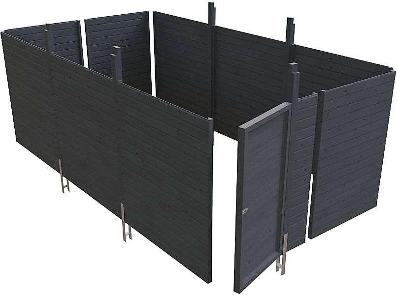 Skanholz Carport-Geräteraum "Abstellraum C6" aus Profilschalung günstig online kaufen